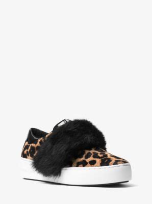 michael michael kors maven fur and calf hair sneaker|MICHAEL KORS MAVEN FUR CALF HAIR LEOPARD .